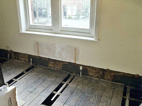 Lateral restraint of walls –  built in joists can be restrained