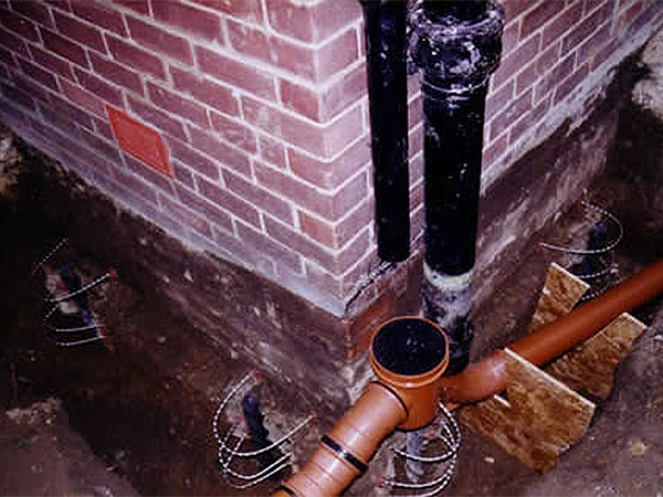 Services - helical piles to repair foundations