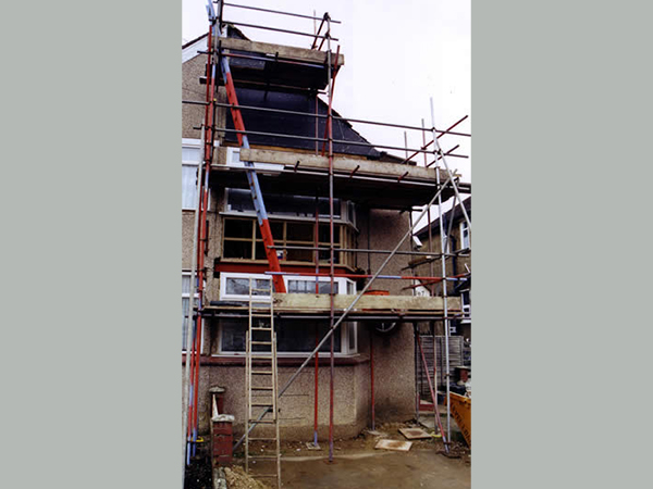 Case study – rebuilding gable and bay window